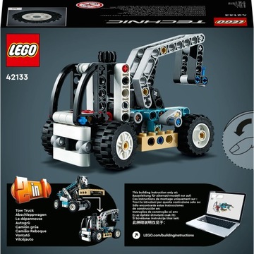 ZABAWKA KONSTRUKCYJNA KLOCKI LEGO TECHNIC 2W1 ŁADOWARKA DLA 7, 8 LATKA+