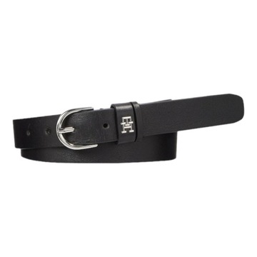 TOMMY HILFIGER DAMSKI PASEK ESSENTIAL EFFORTLESS 2.5 CZARNY r.80