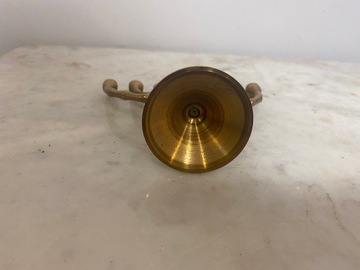 Маленький латунный подсвечник Менора