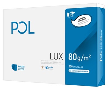 Papier ksero do drukarek POLLUX A4 80g 500ark