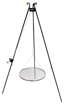 TRÓJNÓG XXXL 260cm KORBA RUSZT XXL INOX GRILL S248