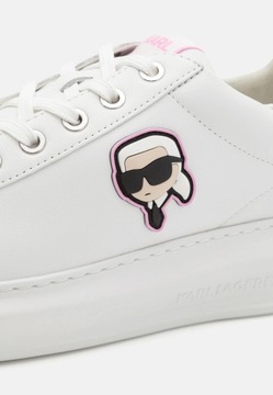 KARL LAGERFELD Białe sneakersy Kapri Nft Lo Lace 39