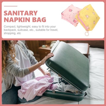 Сумка для хранения гигиенических прокладок. Чехол на молнии.