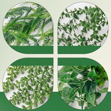 Искусственные цветы Подставка для цветов Подвесные растения Плющ Папоротник Украшение стены