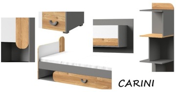 Modne meble młodzieżowe zestaw mebli do pokoju dziecięcego do nauki 3kolory