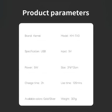Аккумуляторная электробритва с металлическим корпусом Электробритва для мужчин и бороды