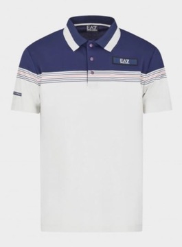 EA7 Emporio Armani polo 3RPF06 PJMYZ 1941 siwy XL