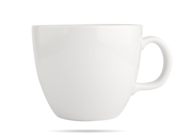 Duży kubek porcelanowy biały JUMBO 1 litr LUBIANA