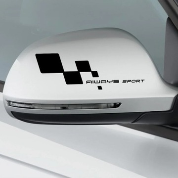 Автомобильная наклейка на зеркало заднего вида, автомобильная гонка, спортивная декоративная наклейка, авто тюнинг, Acce