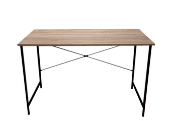 LOFTOWE Biurko VAND 120x60cm dąb/czarny