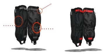 REX прочные гетры, защита брюк REFLECTIVE r.M2