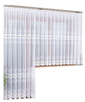 NOWOCZESNY KOMPLET BALKONOWY FIRANA GOTOWA FIRANY 200x250+400x160 5816