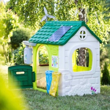 FEBER Garden House Eco Feeder Имитационная солнечная панель для разделения отходов