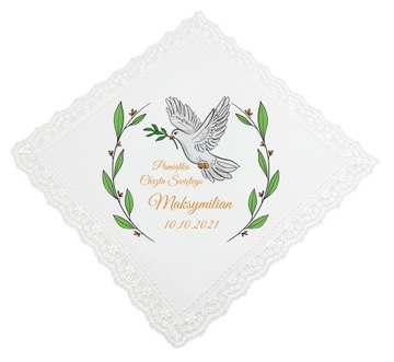 SZATKA DO CHRZTU NA CHRZEST IMIĘ DATA,RÓŻNE WZORY