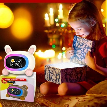 УМНЫЙ БУДИЛЬНИК ДЛЯ ДЕТЕЙ КОШКА ЧАСЫ LED