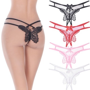 Orirose KOMPLET sexy STRINGI erotyczne OTWARTE