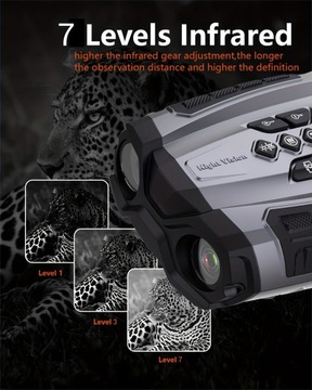 Инфракрасный бинокль ночного видения, 2,5k HD, широкий экран 3,0 дюйма, 13000 HD