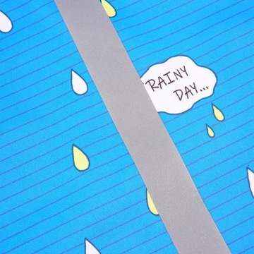 Дождевик для домашних животных с капюшоном, дождевик для домашних животных, светоотражающий тяговый принт с отверстиями