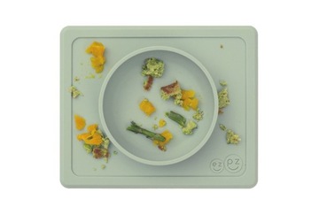 EZPZ силиконовая мини-миска зеленая + крышка