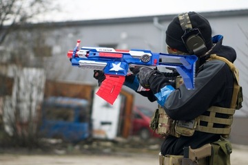 ПИСТОЛЕТ HERO RIFLE, ПЕНОВЫЕ ПАТРОНЫ, ПУСКОВАЯ ПУЧКА