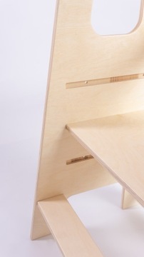 КУХОННЫЙ ПОМОЩНИК КУХОННЫЙ ПОМОЩНИК ПОДСТАВКА Башня Монтессори - покрыта воском