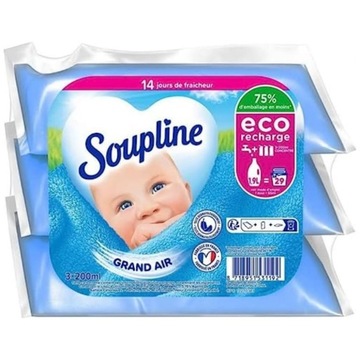 SOUPLINE GRAND AIR FABRIC SOIL КОНЦЕНТРАТ ЗАПРАВКА 3x200мл FR