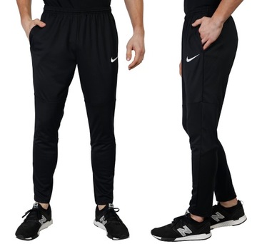 NIKE spodnie dresowe męskie dresy PIŁKARSKIE czarne L