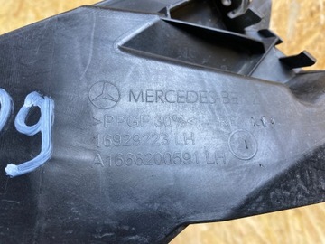 DRŽÁKY VÝZTUHA NÁRAZNÍKU SVĚTLA PŘEDNÍ LEVÝ MERCEDES GL W166 A1666200591