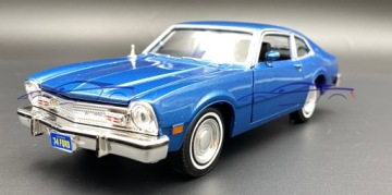 Ford Maverick 1974 синий 1:24 Motormax 79042