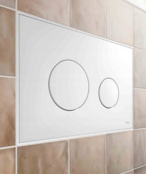 Przycisk spłukujący do WC Tece Loop biały połysk 9240920