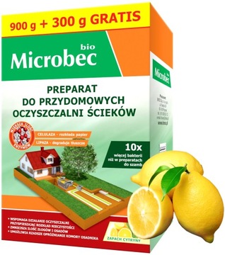 BIO MICROBEC PREPARAT DO SZAMBA OCZYSZCZALNI 10x MOCNIEJSZY BAKTERIE 1,2kg