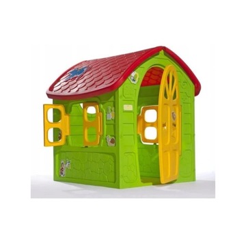 ND24_7412 Domek Zestaw Ogrodowy Duży Dom dla Dzieci 5075 Zielony