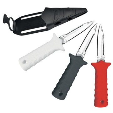 Нож для дайвинга SEAC Samurai Evo из закаленной нержавеющей стали, черный