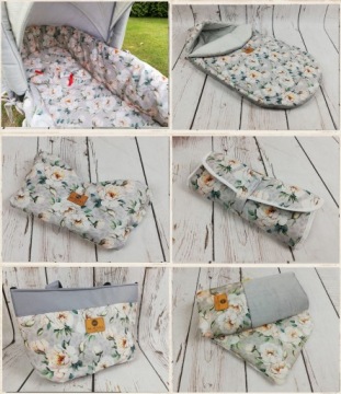 Вкладыш для гондолы, наматрасник, подушка + подарки