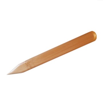 Kostka introligatorska bambusowa 19,5 cm, kostka do bigowania, gładzenia