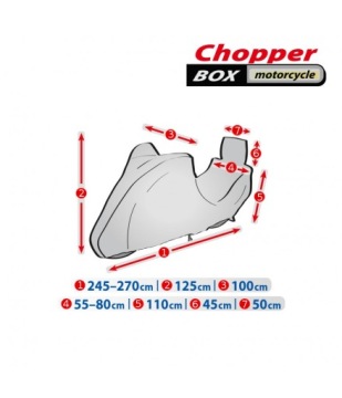 Водонепроницаемый чехол для мотоцикла BOXING CHOPER BOXING