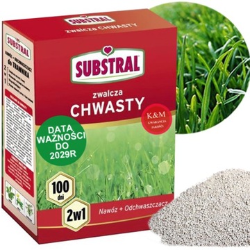 SUBSTRAL 100dni ODCHWASZCZACZEM 1kg NAWÓZ CHWASTY