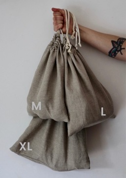 Льняной мешок для хлеба и выпечки Minima, размер L