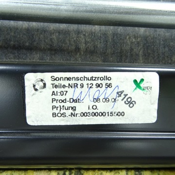 BMW 7 F01 F02 ZADNÍ POLIČKA ROLETA 7903806
