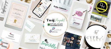 Wizytówka Druk 250 szt. + Projekt Graficzny