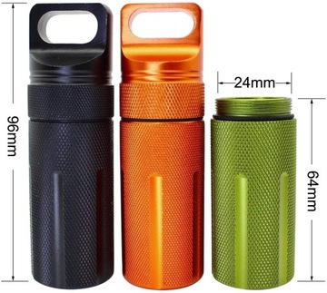 Водонепроницаемые капсульные аксессуары EDC сочетаются с цветом ALU Black.