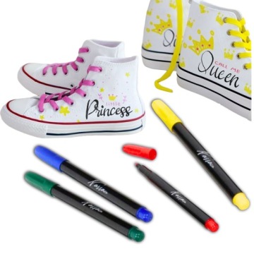 Маркеры для ткани, одежды, футболок, фломастеры, фломастеры, фломастеры, Набор 8 цветов