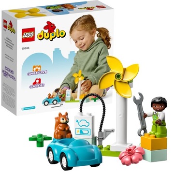 ZABAWKA EDUKACYJNA KLOCKI LEGO DUPLO DLA DZIEWCZYNKI CHŁOPCA 2 LATKA+