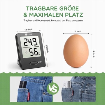 Внутренний термометр с индикатором влаги