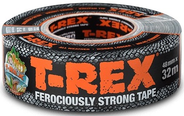 T-REX szara TAŚMA DUCT tape WODOODPORNA MOCNA 32m