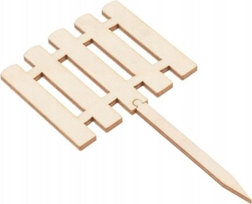 PŁOT PŁOTEK TOPPER DREWNIANY DEKORACJA pik V1