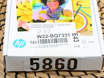 Портативный цифровой фотопринтер HP Sprocket