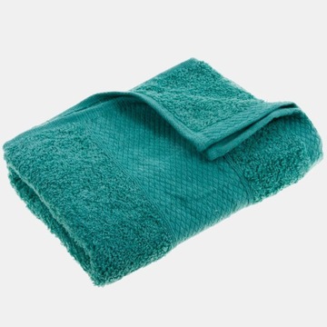 DUŻY RĘCZNIK FROTTE 68x136CM KĄPIELOWY ŁAZIENKOWY BAWEŁNA TURKUSOWY MORAJ