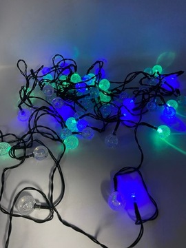 Елочные фонари GIRLAND GARDEN LIGHTS СОЛНЕЧНЫЕ LED ШАРЫ 5М
