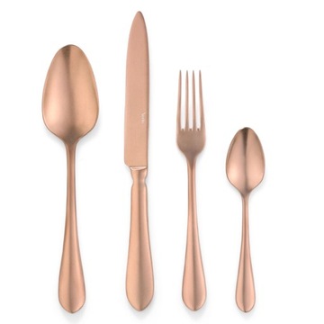 VERLO DESTELLO COPPER Zestaw 24-elementowy PVD Matowe postarzana miedź